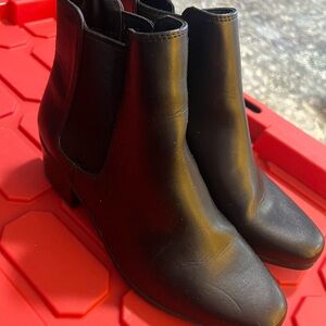 A New Day Classic Black Women's Ankle Boots